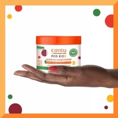 Cantu Kids Kıvırcık ve Dalgalı Çocuklar İçin Durulanmayan Saç Kremi 283 gr - 5