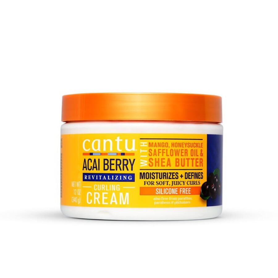 Cantu Kıvırcık ve Dalgalı Saçlar İçin Canlandırıcı Nemlendirici Ve Bukle Belirginleştirici Krem 340 Gr - 1