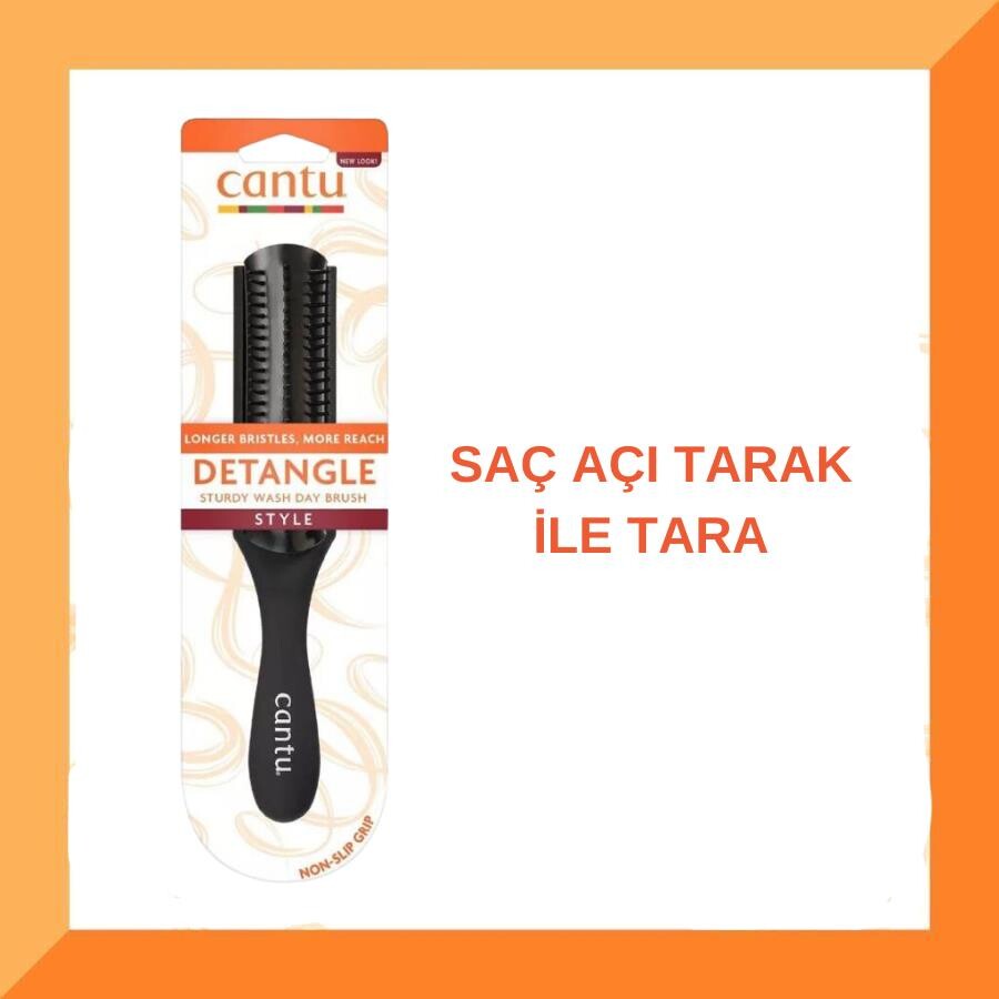 Cantu Kolay Saç Tarama Spreyi 237 mL + Saç Açıcı Tarak - 3