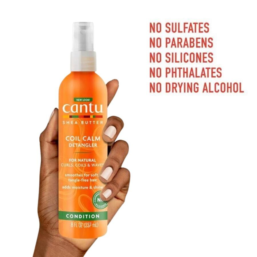 Cantu Kolay Saç Tarama Spreyi 237 mL + Saç Açıcı Tarak - 4