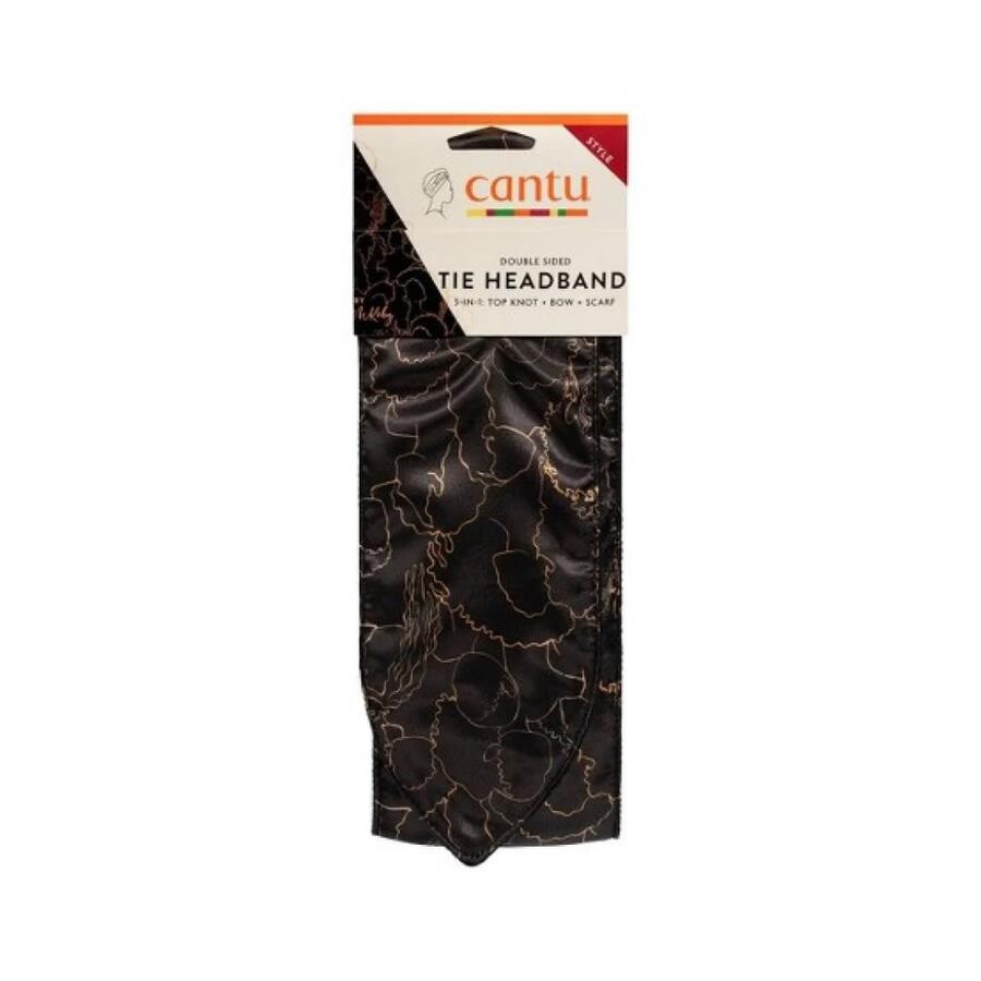 Cantu Melissa Koby Tasarımlı Çift Taraflı Siyah Saç Bandı - 1