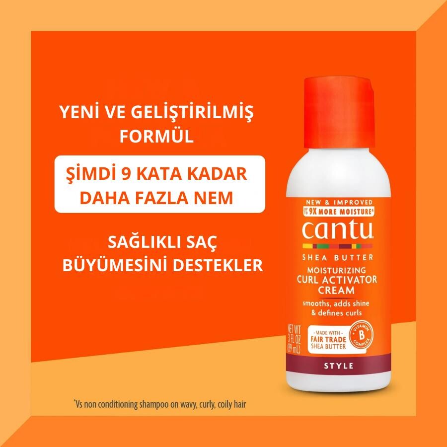 Cantu Kıvırcık ve Dalgalı Saçlar İçin Bukle Nemlendirici ve Belirginleştirici Krem 89 mL - 4