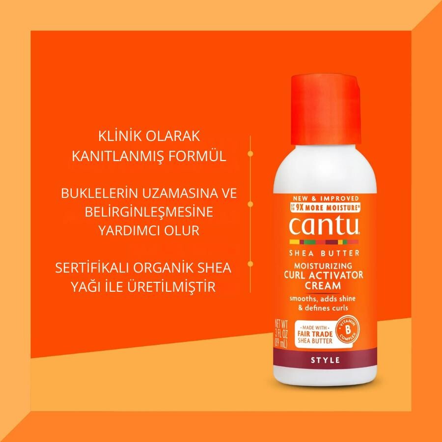 Cantu Kıvırcık ve Dalgalı Saçlar İçin Bukle Nemlendirici ve Belirginleştirici Krem 89 mL - 5