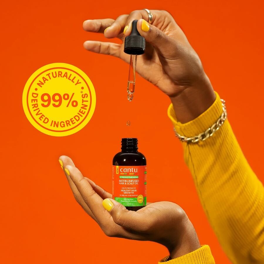 Cantu Saç ve Saç Derisi Yağı – Biotin Destekli Saç Uzamasında Etkili (59 ml) - 4