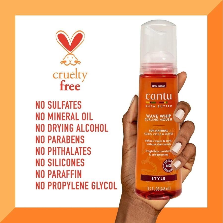 Cantu Shea Yağı Doğal Saçlar İçin Dalgalar ve Bukleler Oluşmasını Sağlayan Saç Köpüğü 248 mL - 4