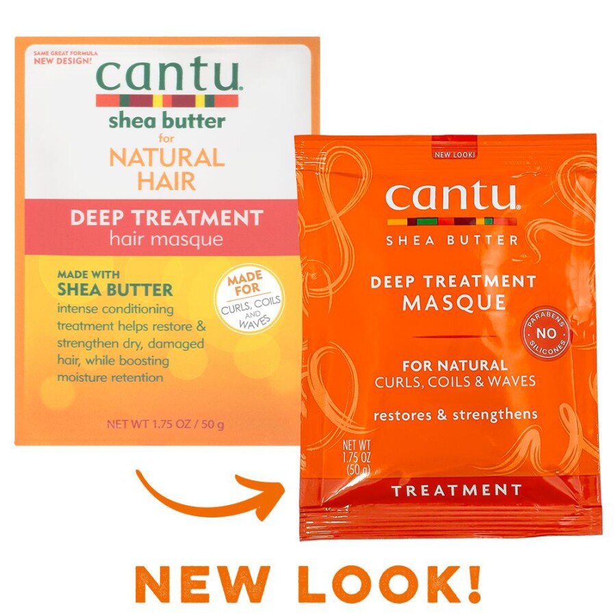 Cantu Shea Yağı Yoğun Onarıcı Derin Saç Bakım Maskesi 42 gr - 1