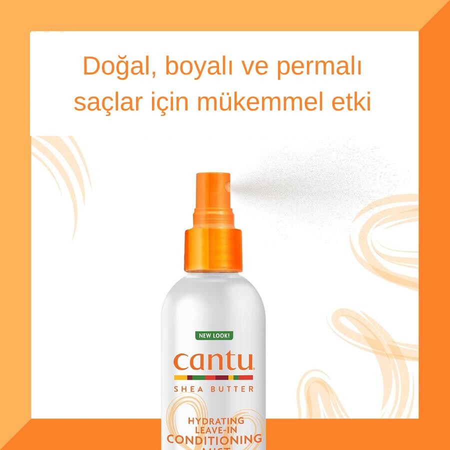 Cantu Shea Yağı Nemlendirici ve Durulanmayan Saç Bakım Spreyi 237 mL - 2