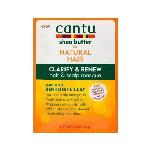 Cantu Kıvırcık ve Dalgalı Saçlar Temizleyici ve Yenileyici Saç Derisi Maskesi 42 gr - 1