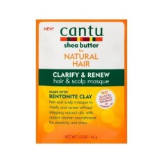 Cantu Kıvırcık ve Dalgalı Saçlar Temizleyici ve Yenileyici Saç Derisi Maskesi 42 gr - 1