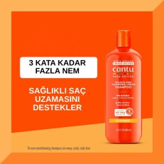 Cantu Shea Yağı Doğal Saçlar İçin Sülfat İçermeyen Temizleyici Krem Şampuan 400 mL - 2