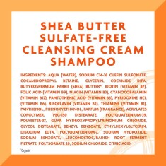 Cantu Shea Yağı Doğal Saçlar İçin Sülfat İçermeyen Temizleyici Krem Şampuan 400 mL - 8