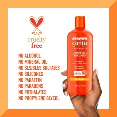 Cantu Shea Yağı Doğal Saçlar İçin Sülfat İçermeyen Temizleyici Krem Şampuan 400 mL - 7