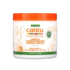 Cantu Durulanmayan Saç Bakım ve Onarıcı Krem 453 gr- Kıvırcık ve Dalgalı Saçlar - Cantu