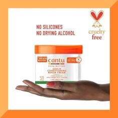 Cantu Durulanmayan Saç Bakım ve Onarıcı Krem 453 gr- Kıvırcık ve Dalgalı Saçlar - 5