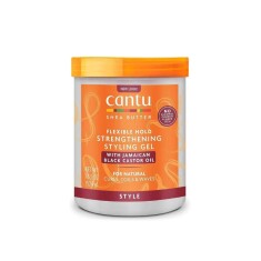 Cantu Kıvırcık, Dalgalı Saçlar Esnek Tutuşlu Şekillendirici Saç Jölesi 524g – Jamaican Hint Yağı İçerikli - Cantu
