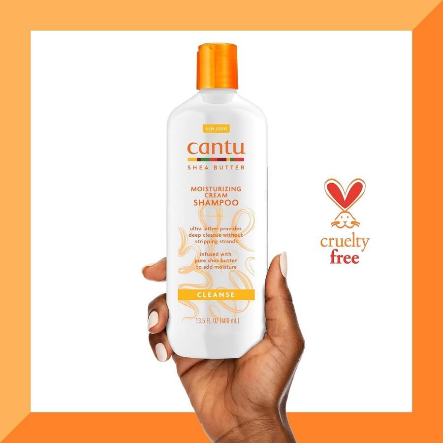Cantu Shea Yağı Nemlendirici Krem Şampuan 400ml - 5