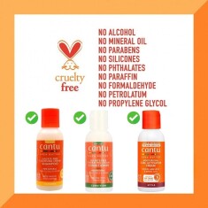 Cantu Sülfatsız Bukle Belirginleştirici Saç Bakım Seti – 3’lü Mini Boy - 3