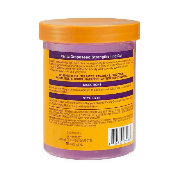 Cantu Üzüm Çekirdeği Güçlendirici Şekillendirici Jel 524 gr - 3