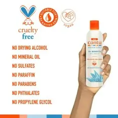 Cantu Weightless Ağırlaştırmayan 15+ Etki Günlük Durulanmayan Saç Bakım Kremi (236 ml)- Kıvırcık, Dalgalı Saç - 3