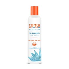 Cantu Weightless Ağırlaştırmayan 15+ Etki Günlük Durulanmayan Saç Bakım Kremi (236 ml)- Kıvırcık, Dalgalı Saç - Cantu