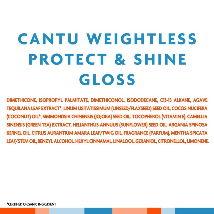 Cantu Weightless Isı Koruyucu ve Parlaklık Veren Saç Serumu - Dalgalı ve Kıvırcık Saçlar 100 mL - 7