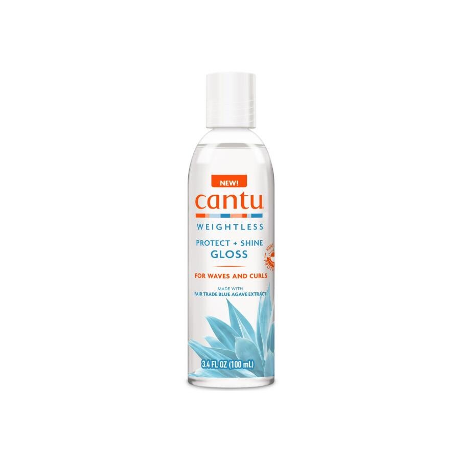 Cantu Weightless Ağırlaştırmayan Isı Koruyucu ve Parlaklık Veren Saç Serumu - Dalgalı ve Kıvırcık Saçlar 100 mL - 1