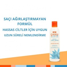 Cantu Weightless Ağırlaştırmayan Kıvırcık, Dalgalı Saçla Bukle Belirginleştirici Krem 295mL - 3