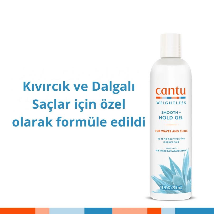 Cantu Weightless Ağırlaştırmayan Orta Tutuşlu Bukle Belirginleştirici Jel -Kıvırcık, Dalgalı Saçlar 295mL - 2