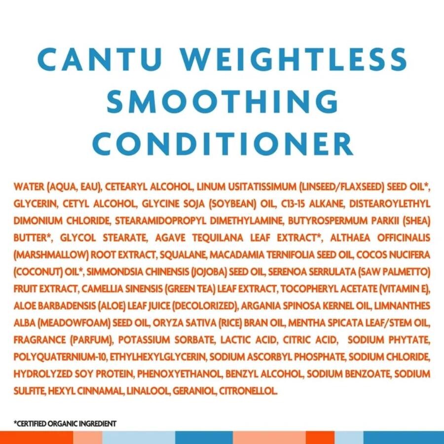 Cantu Weightless Saç Kremi 400 mL- Kıvırcık ve Dalgalı Saçlar İçin - 6