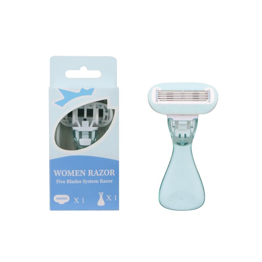 Dynamo Beauty Kadın 5 Bıçaklı Mini Tıraş Bıçağı-Kutulu, Seyahat Boy - 1