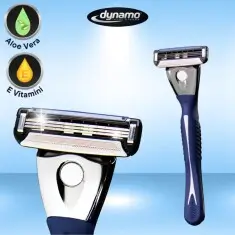 Toptan Dynamo Perfect 3 Bıçaklı Sistem Grubu Tıraş Bıçağı 1UP - 4