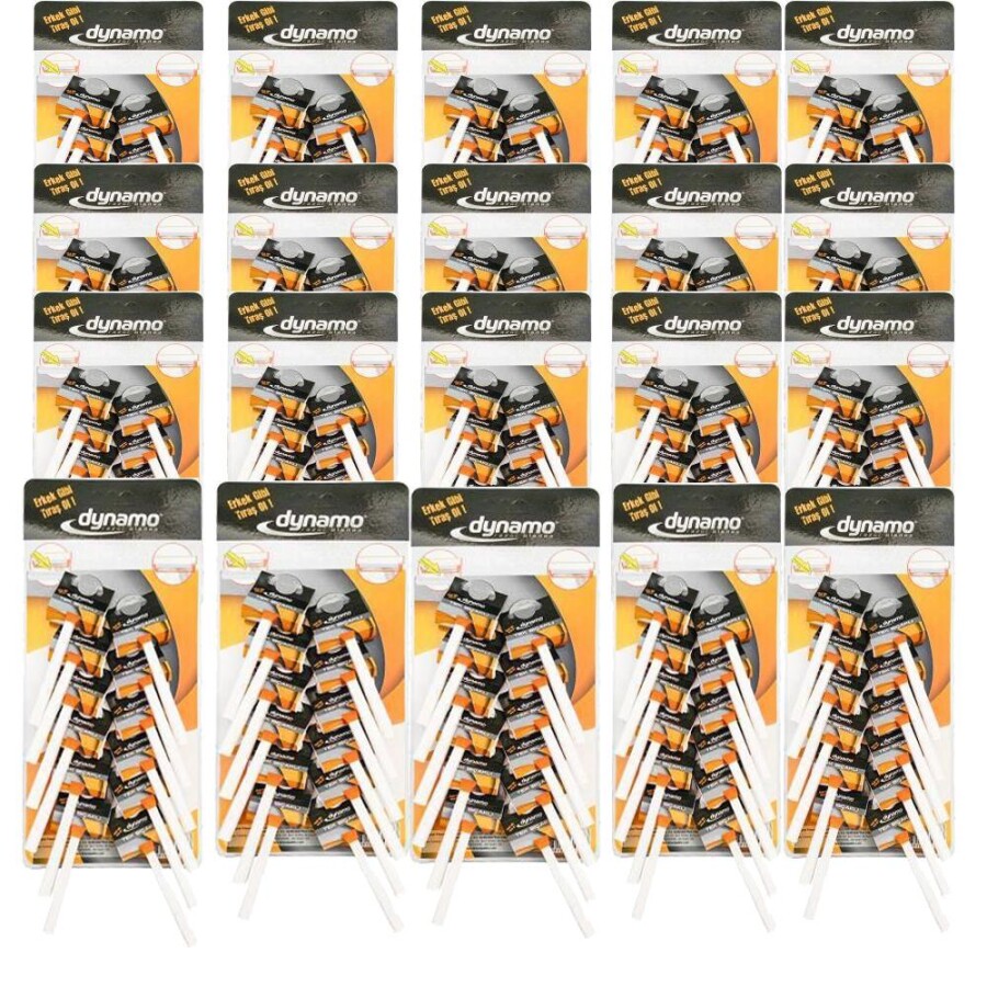 Dynamo Tek Bıçaklı Erkek Tıraş Bıçağı Kolisi (20 Adet Kartela) - 5