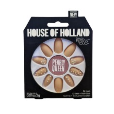 Elegant Touch Takma Tırnak – İnci Detaylı, Nude Renk, 24 Adet - Elegant