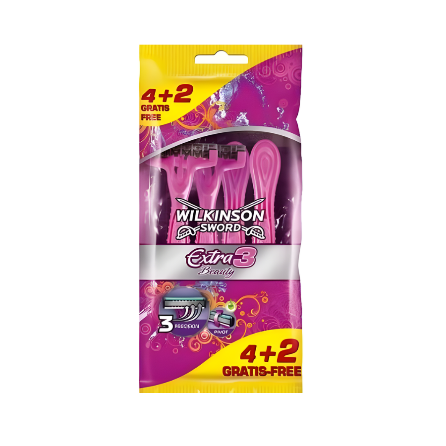 Wilkinson Sword Extra 3 Beauty Kadın Kullan At Tıraş Bıçağı - 1