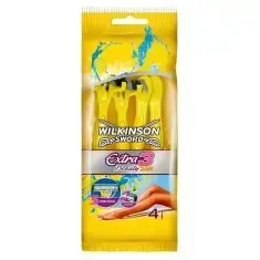 Wilkinson Sword Extra 3 Beauty Sun Kadın Kullan At Tıraş Bıçağı 4 Adet - Wilkinson Sword