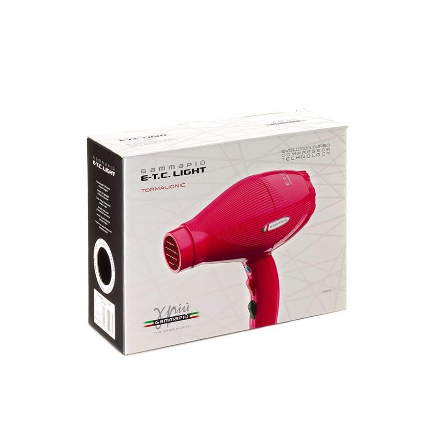 Gamma+ E.T.C. Light Tormalionic Profesyonel Saç Kurutma Makinesi- Pembe - 1