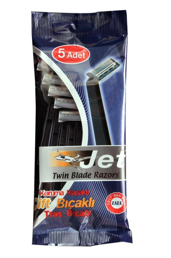 Jet Çift Bıçaklı 5 Adet Erkek Kullan At Tıraş Bıçağı - 1