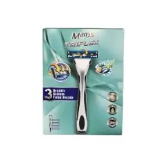 Man's Triflex 3 Bıçaklı Erkek Tıraş Bıçağı Sapı ve 4 Yedek Başlık - Man's
