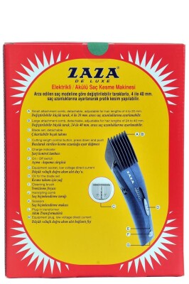 Zaza De Luxe Kablolu Kablosuz Şarjlı Tıraş Makinesi - 3