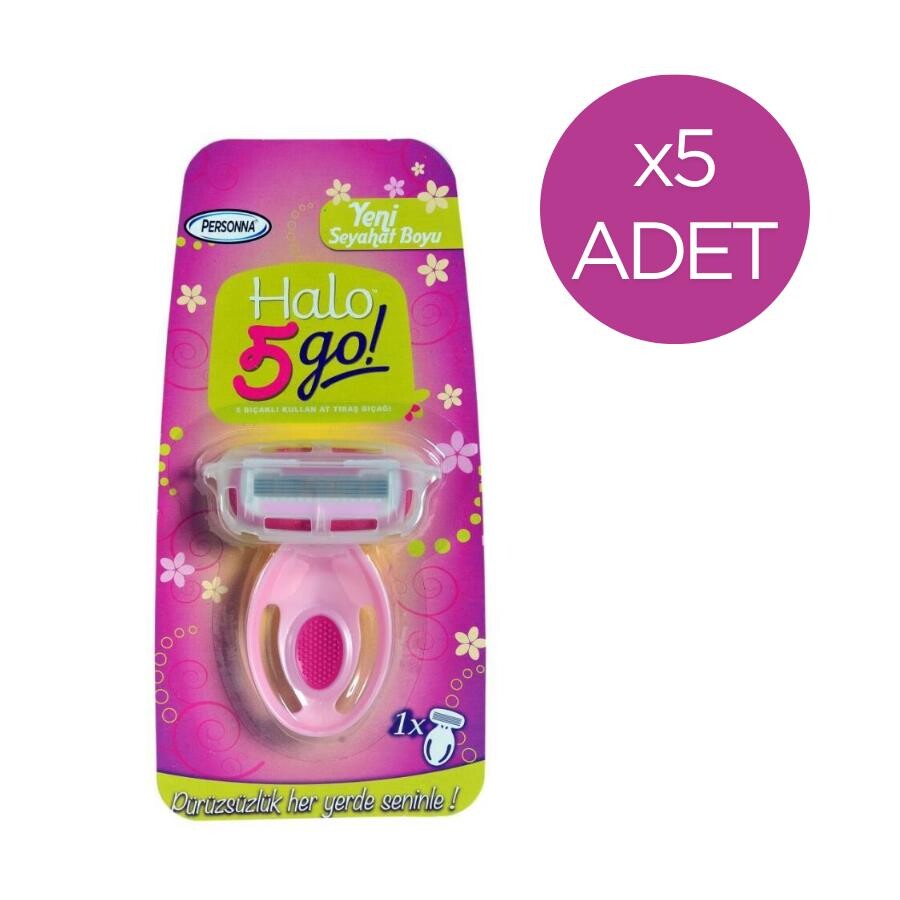 Personna Halo Kadın Mini Seyahat Boy Tıraş Bıçağı- 5 Adet - 2