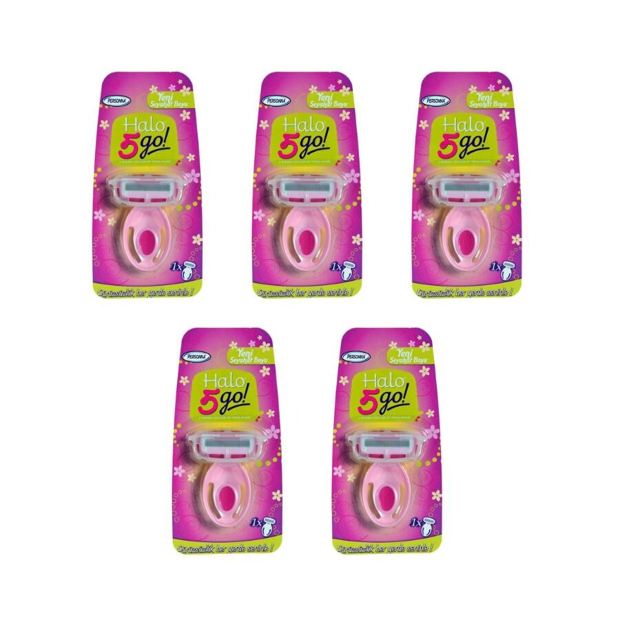 Personna Halo Kadın Mini Seyahat Boy Tıraş Bıçağı- 5 Adet - 1