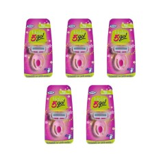 Personna Halo Kadın Mini Seyahat Boy Tıraş Bıçağı- 5 Adet - Personna