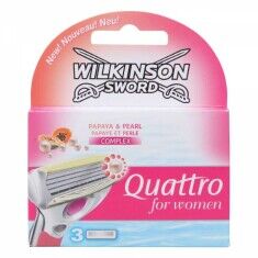 Wilkinson Quattro For Women - 3lü Yedek Kartuş - Wilkinson Sword