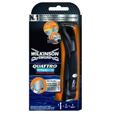 Wilkinson Quattro Precision Pilli Tıraş Bıçağı Makinesi - 1