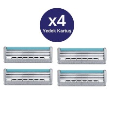 Wilkinson Sword Quattro Titanium Sensitive Erkek Tıraş Bıçağı 4 Yedek Başlık - 2