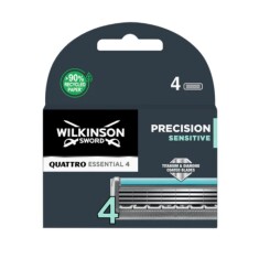 Wilkinson Sword Quattro Titanium Sensitive Erkek Tıraş Bıçağı 4 Yedek Başlık - Wilkinson Sword