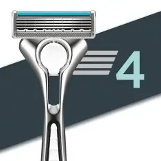Wilkinson Sword Quattro Tıtanıum Sensitive Erkek Sistem Tıraş Bıçağı - 3