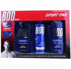 Bodman Really Ripped Abs Sport Pak Erkek Hediye Seti – Vücut Spreyi & Duş Jeli Kombinasyonu 