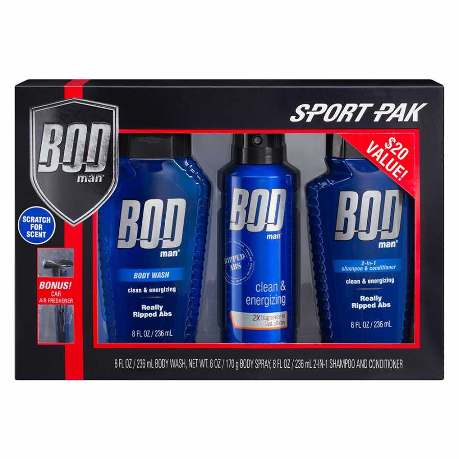 Bodman Really Ripped Abs Sport Pak Erkek Vücut Spreyi Hediye Seti - 1