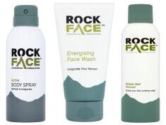 Rock Face Erkek Banyo Bakım Seti ( Deodorant - Yüz Yıkama Jeli - Tıraş Jeli ) BBS01 - Rock Face